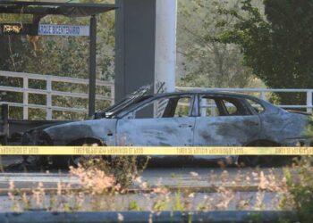Hallan cuerpo calcinado en el Periférico 