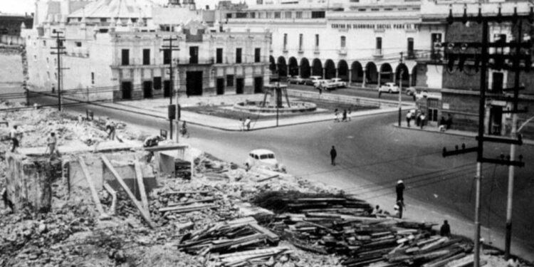 El cauce oculto bajo el Bulevar 5 de Mayo en Puebla