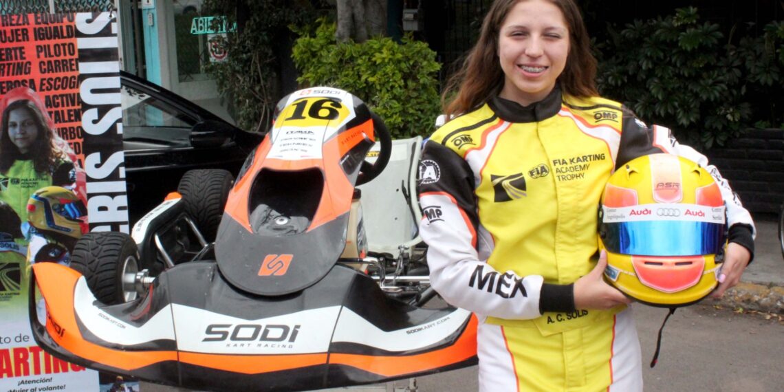 Poblana correrá Mundial de karting en Le Mans, Francia