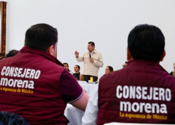Armenta rinde informe de gestión ante Morena